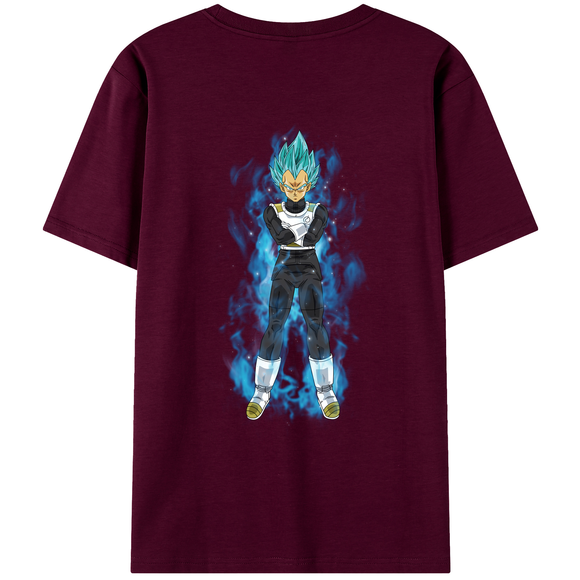 （画像用） ドラゴンボール ベジータ四世（Bejīta Yonsei）DRAGON BALL Vegeta IV レディース半袖Tシャツ(バックプリント)